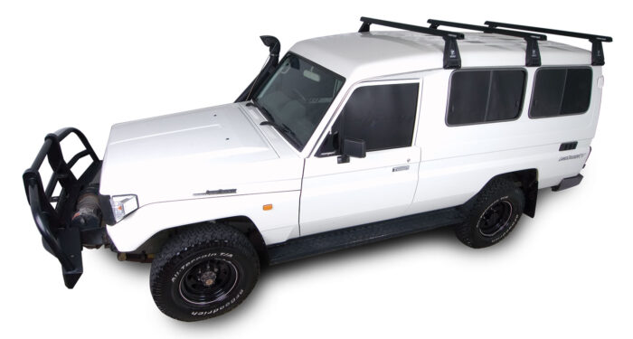 RHINO RACK HEAVY DUTY RL210 BLACK 3 BAR ROOF RACK - Image 2