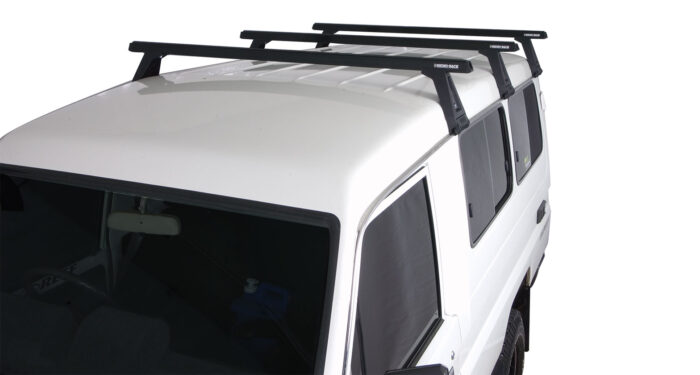 RHINO RACK HEAVY DUTY RL210 BLACK 3 BAR ROOF RACK - Image 3