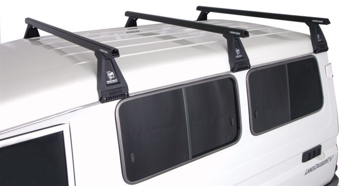 RHINO RACK HEAVY DUTY RL210 BLACK 3 BAR ROOF RACK - Image 4