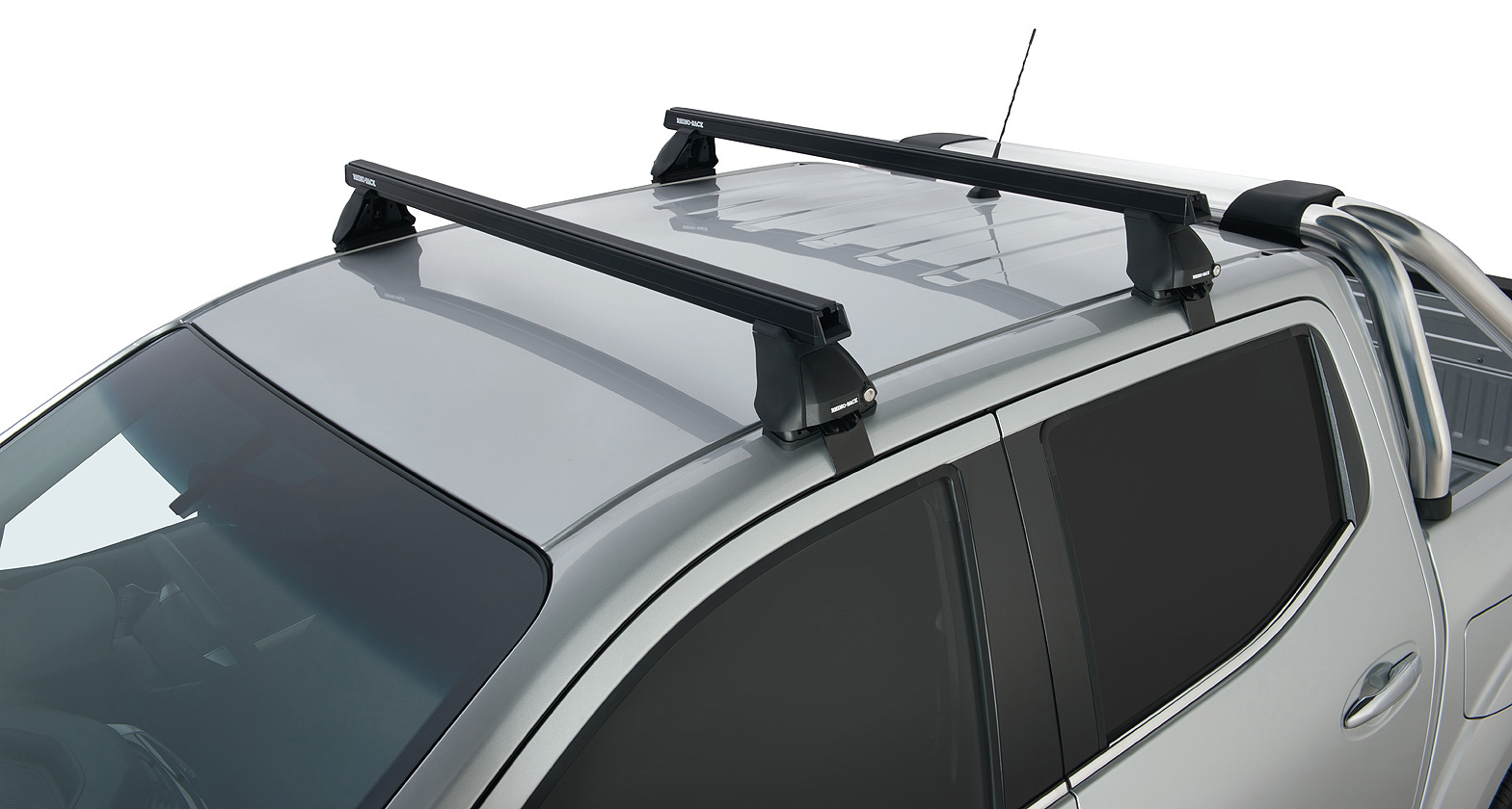 RHINO RACK HEAVY DUTY 2500 BLACK 2 BAR ROOF RACK - Image 3
