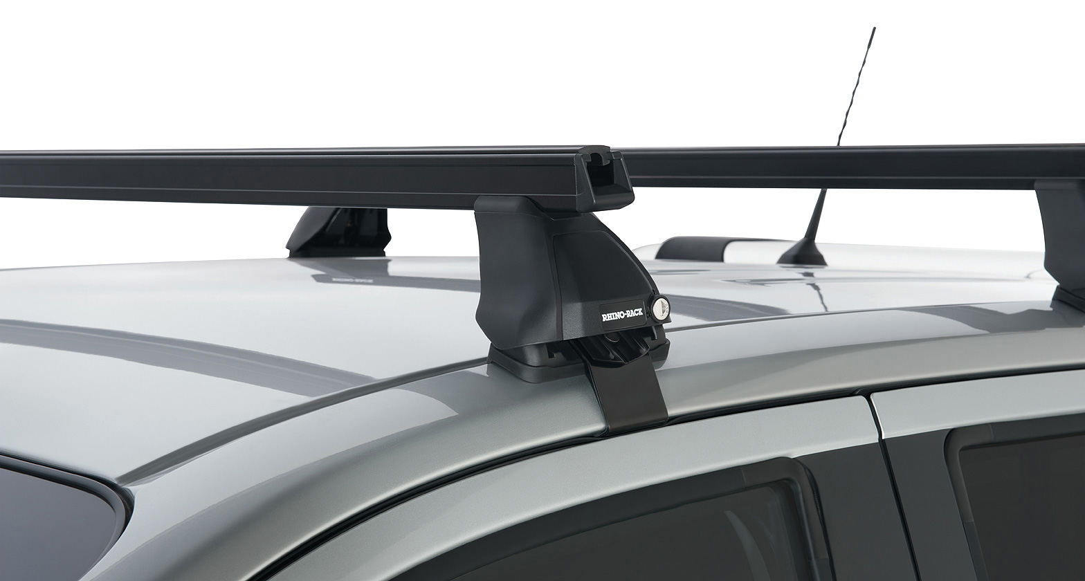 RHINO RACK HEAVY DUTY 2500 BLACK 2 BAR ROOF RACK - Image 4
