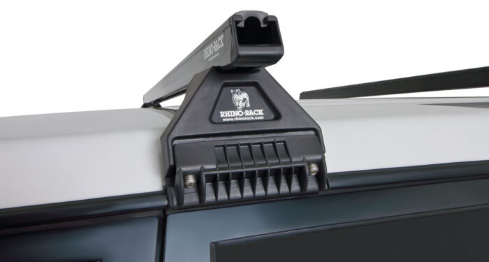 RHINO RACK HEAVY DUTY RL110 BLACK 2 BAR ROOF RACK - Image 2