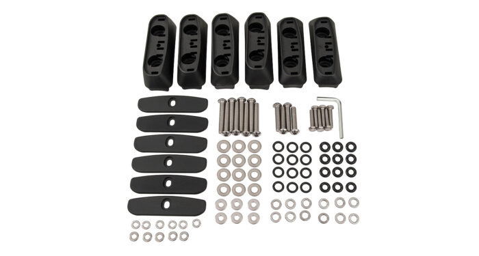 RHINO RACK - BASE KIT PRADO 2003 (6PCS)