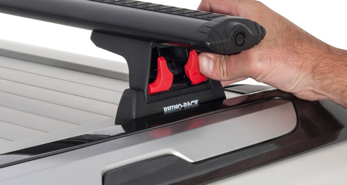 RHINO RACK VORTEX RLT600 BLK 2 BAR RACK WLTK ROLLER SHUTTER - Image 7