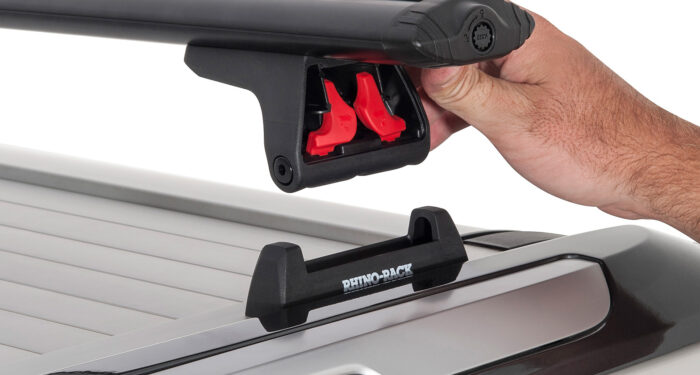 RHINO RACK VORTEX RLT600 BLK 2 BAR RACK WLTK ROLLER SHUTTER - Image 9
