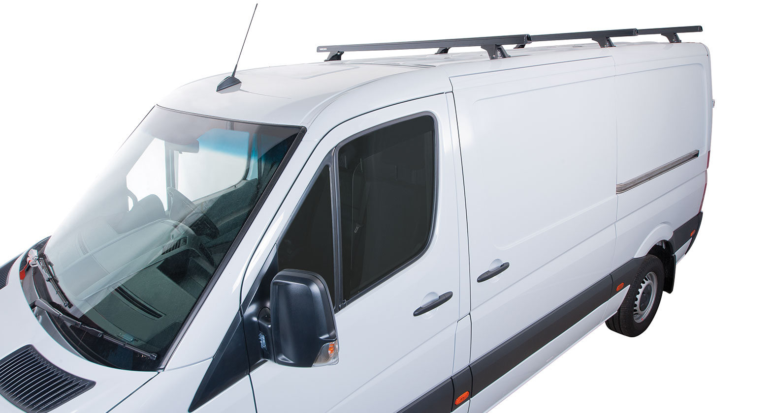 RHINO RACK HEAVY DUTY RLTF BLACK 3 BAR ROOF RACK - Image 3