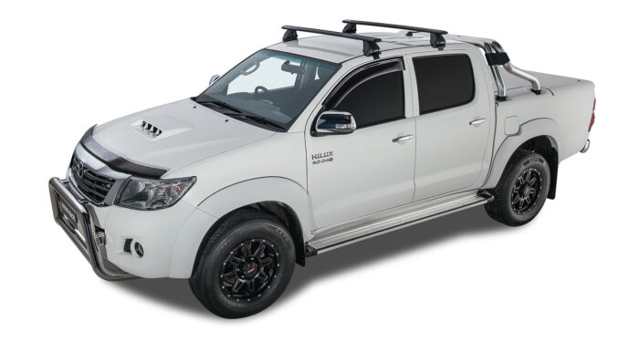 RHINO RACK VORTEX 2500 BLACK 2 BAR ROOF RACK