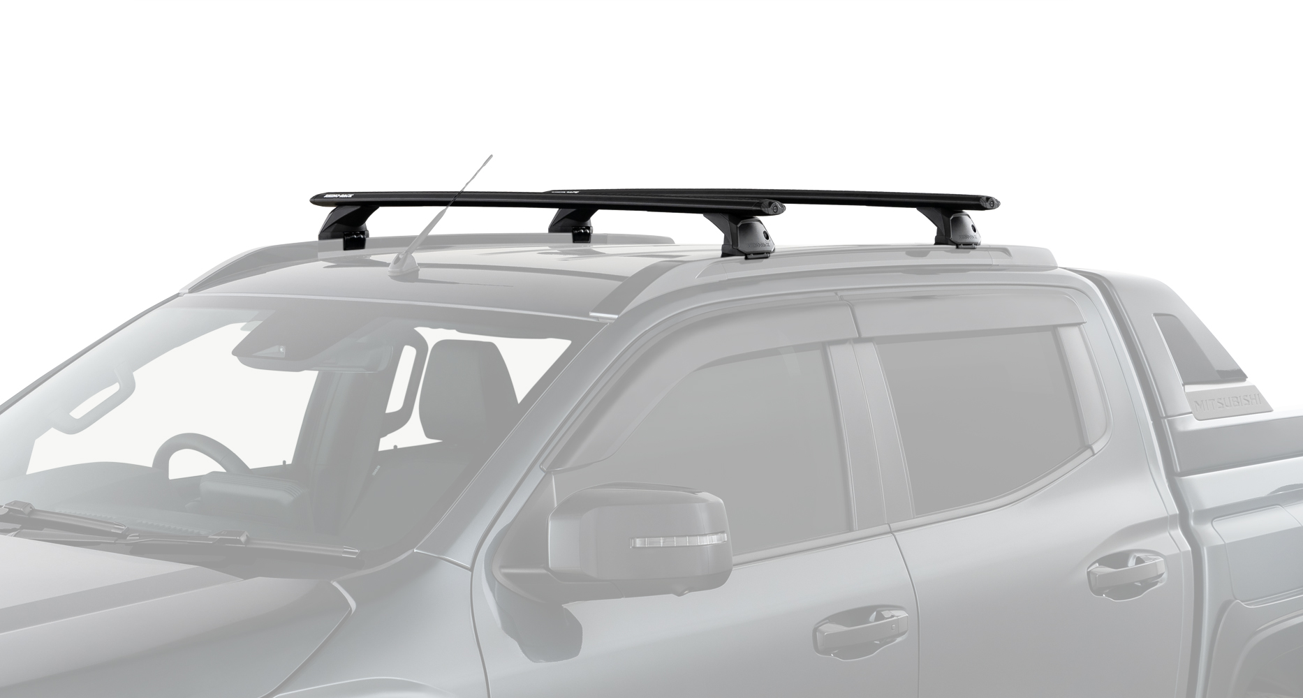 RHINO RACK VORTEX RX200-4 BLACK 2 BAR ROOF RACK - Image 3
