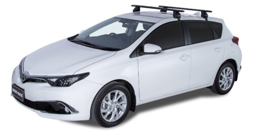 RHINO RACK VORTEX 2500 BLACK 2 BAR ROOF RACK