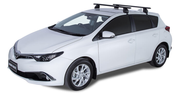 RHINO RACK VORTEX 2500 BLACK 2 BAR ROOF RACK